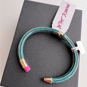 Betsey Johnson pencil bracelet